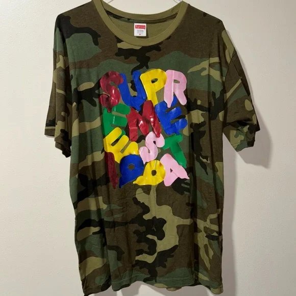 Supreme Balloons Tee Woodland Camo XL - Picture 1 of 3